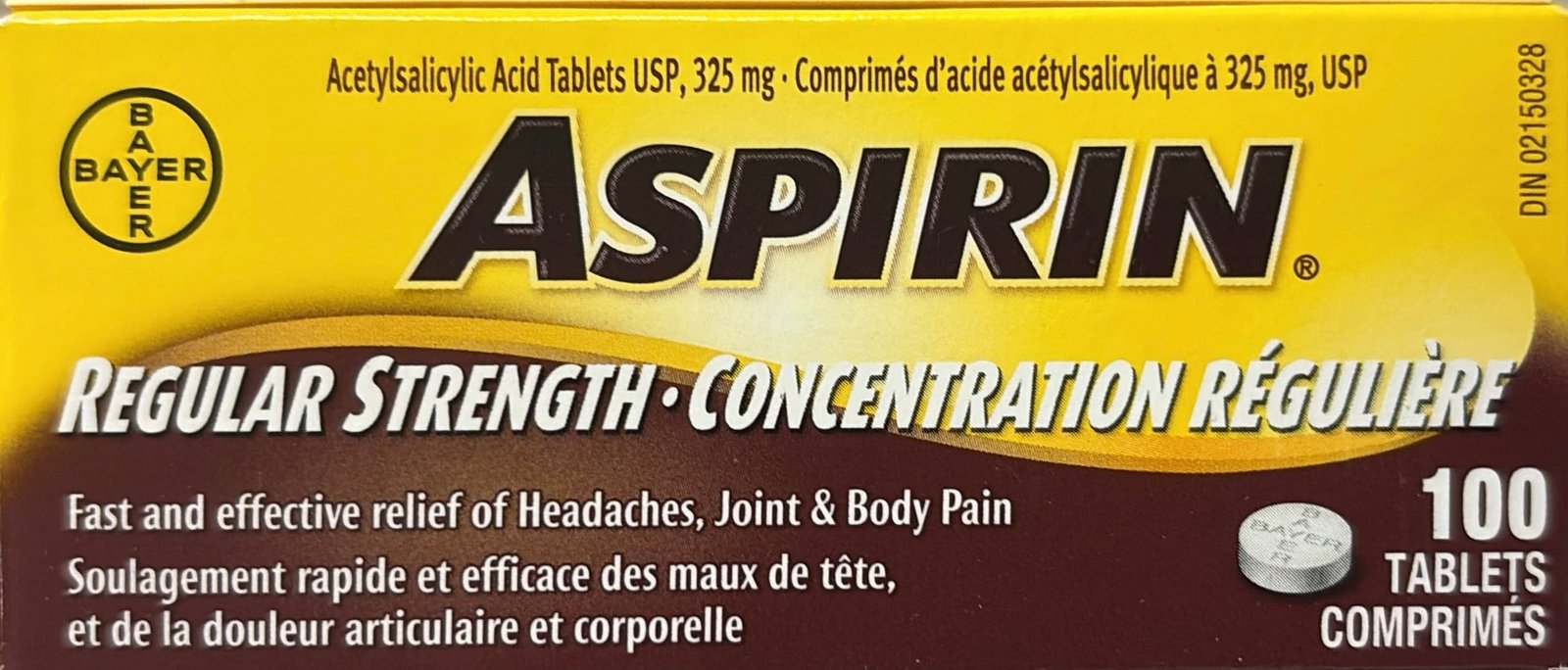 ASPIRIN REGULAR STRENGTH 325GM