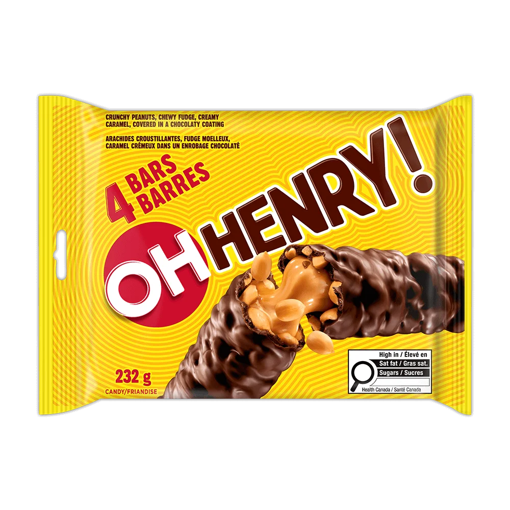 OH HENRY! Chocolatey Candy Bars