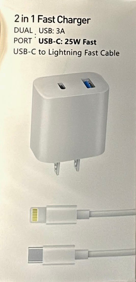 2 IN 1 FAST CHARGER