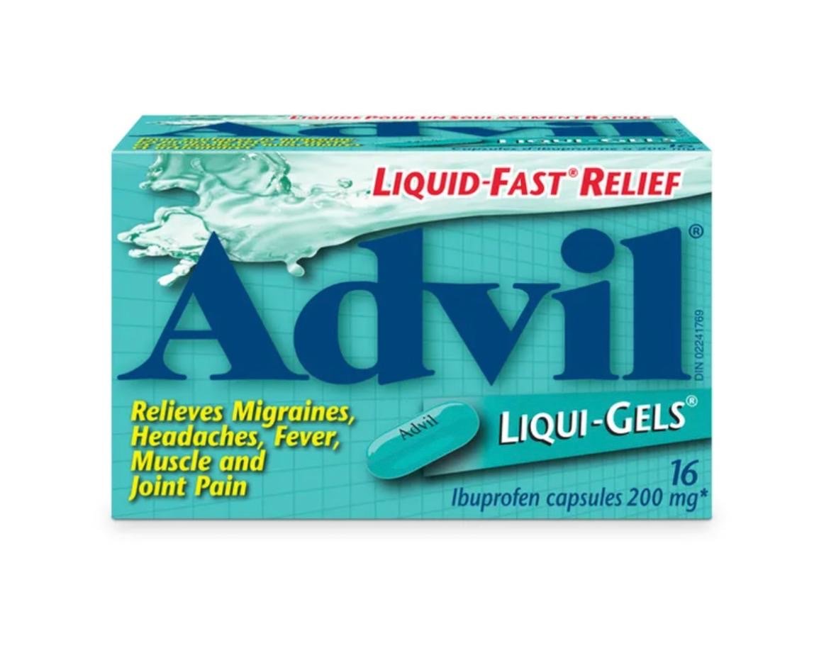 ADVIL LIQUI-GELS ( GREEN ) 200 MG