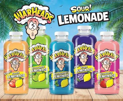 WARHEADS GLASS BOTTLE